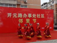 开元路办事处社区邻里节西藏舞蹈表演