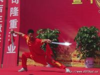 双刀武术表演